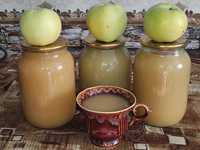Натуральний яблучний сік з відбірних домашніх солодких яблук
