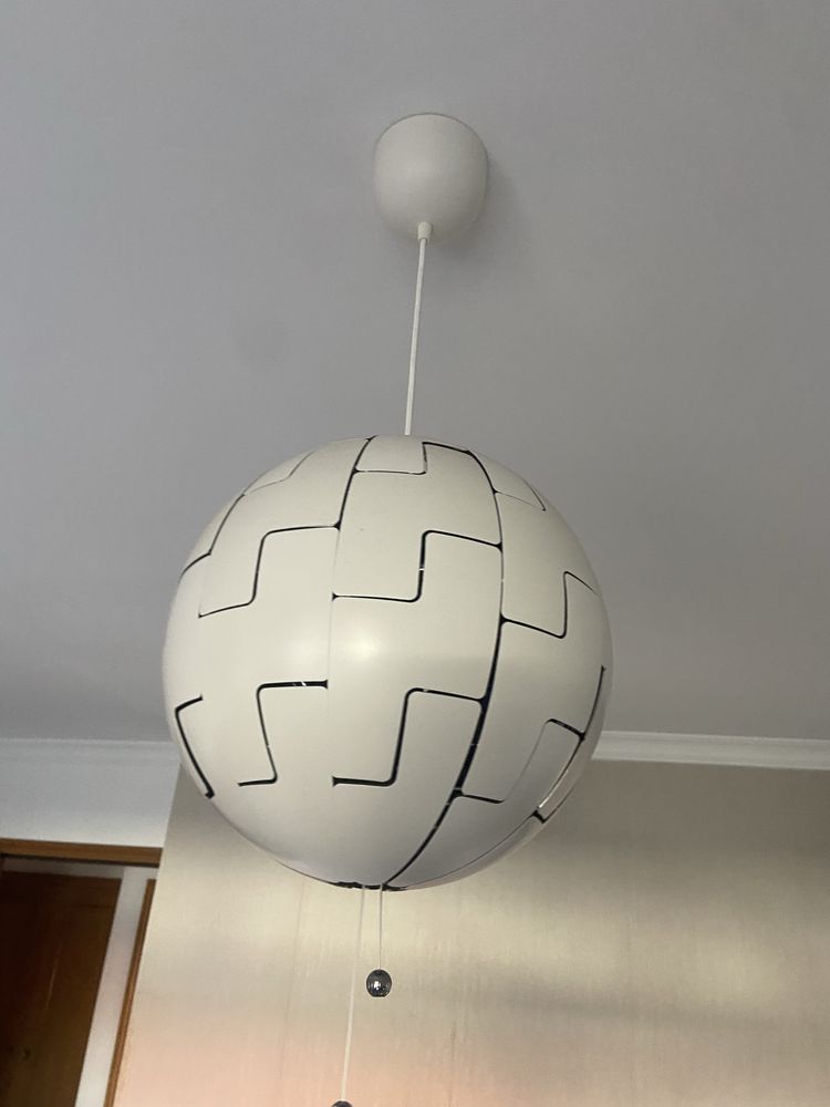 Candeiro ikea como novo 2 meses de uso