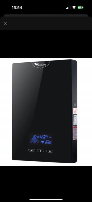 Elektryczny przepływowy podgrzewacz wody Hanover 8.5kw 220-230v nowy