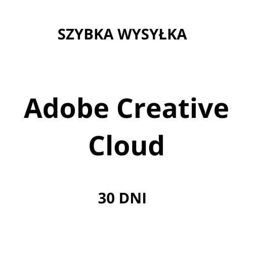 Adobe Creative Cloud 30 DNI