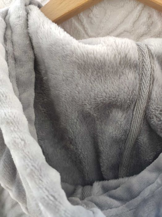 Женская теплая пижама с капюшоном, домашний костюм, большой размер