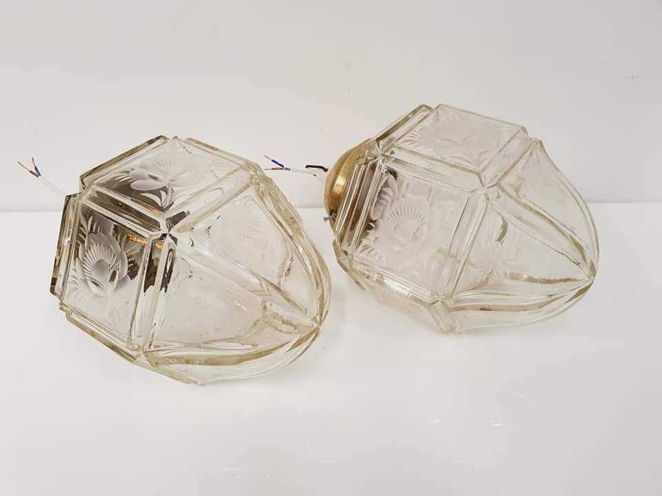 Para Lamp Stropowych Art Deco