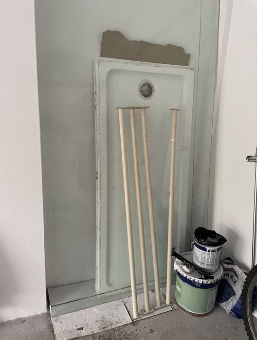 Vidro temperado (200x120cm) para base de duche (base não incluída)