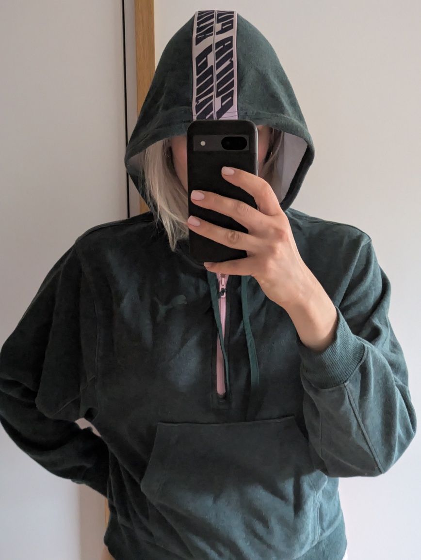 Bluza butelkowa zieleń Puma S-M