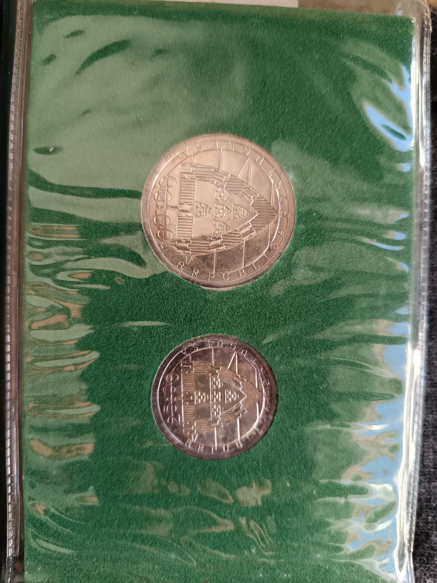 Conjunto de moedas de prata De. João I
