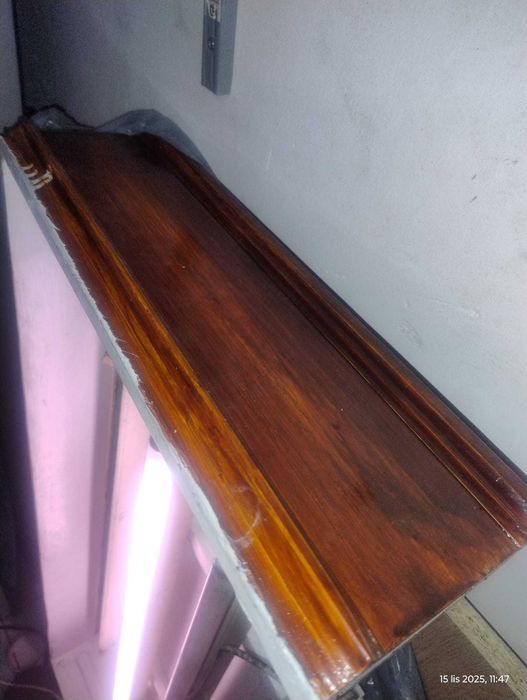 Stara drewniana pokrywa do akwarium plus świetlówki NAVARA Oceanic