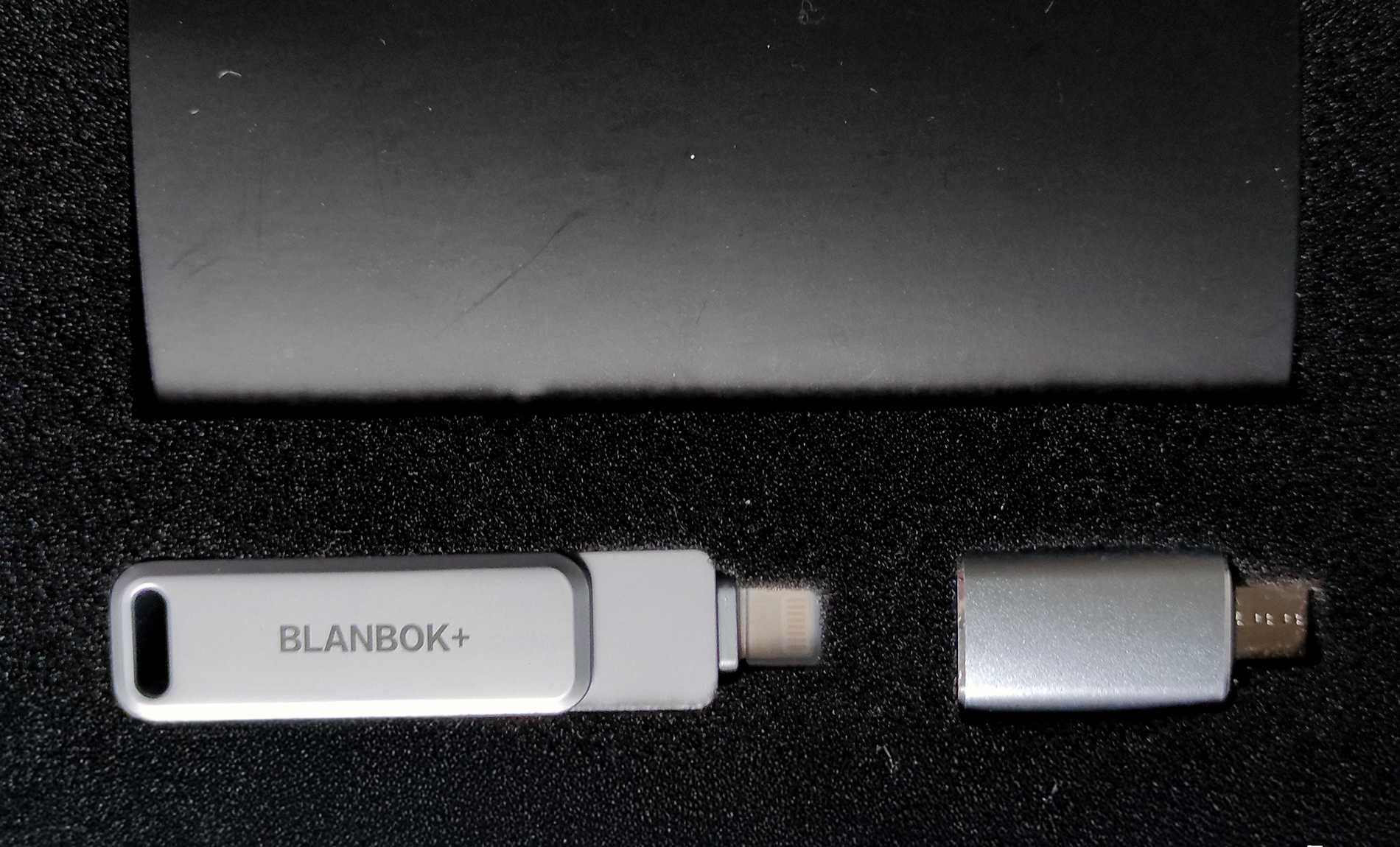 Pendrive Blanbok+ 128 GB Lightning, USB-C srebrny