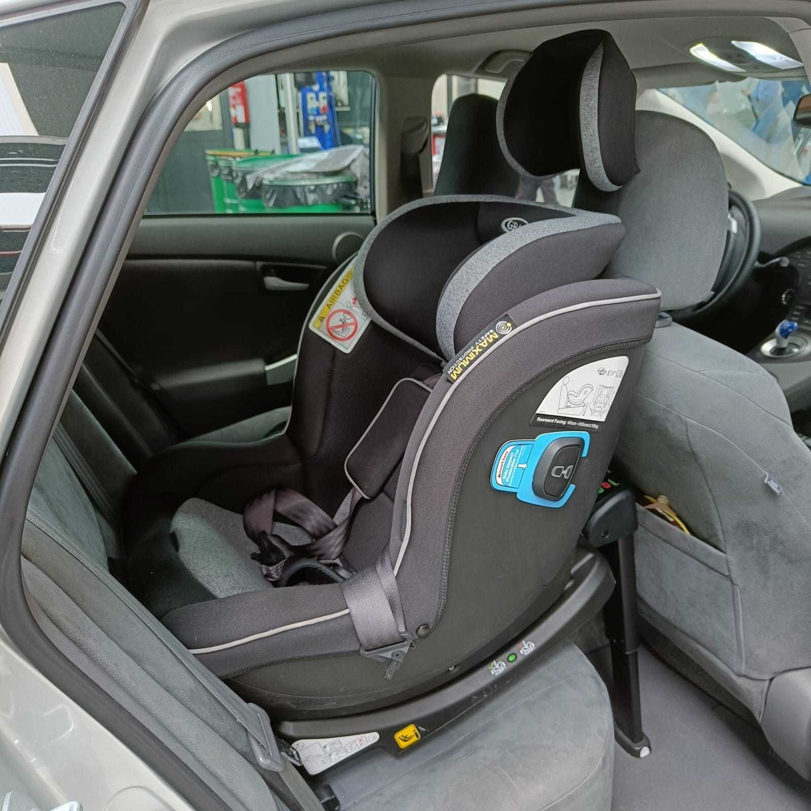 GRACO Cadeira auto ASCENT - Black com Base ISOFAMILY (PLUS TEST)