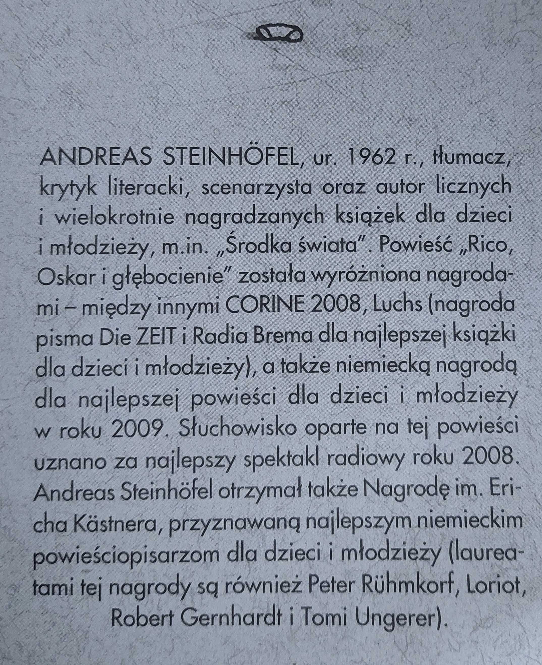 Audiobook pt. Rico, Oskar i głębocienie CD mp3