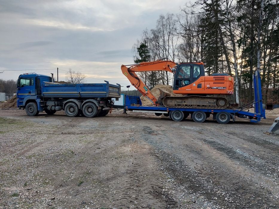 Wykopy - prace ziemne - wynajem koparek