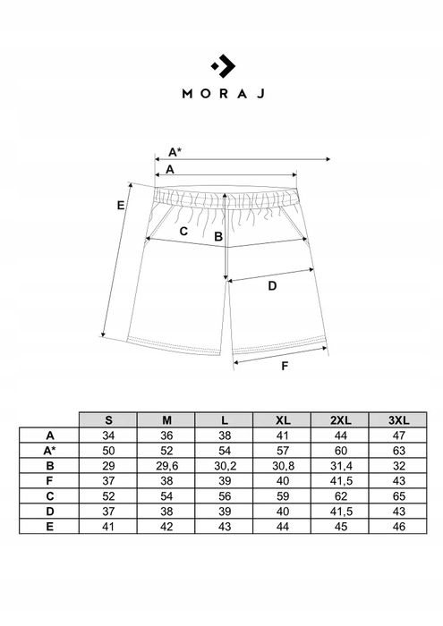 Damskie Szorty  Gumka W Pasie Wiskoza Klasyczne Przewiewne Moraj Xxl