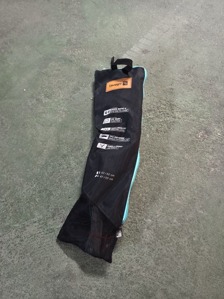 Barra kitesurf Eleveight CS+ com saco e leash