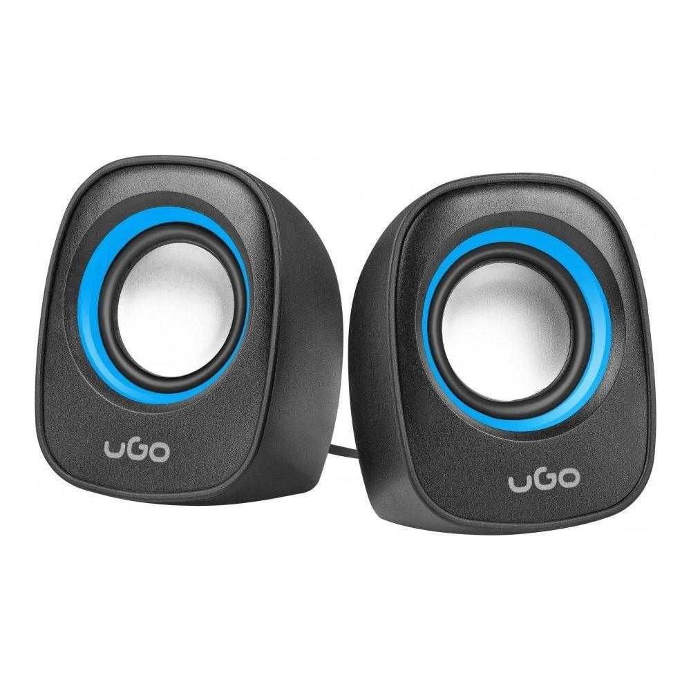 Głośniki UGO Tamu S100 2.0 2x 3W USB, Mini Jack niebieskie FV
