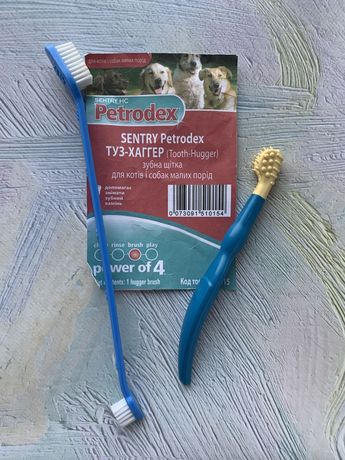 Зубна щітка для собак чи котів