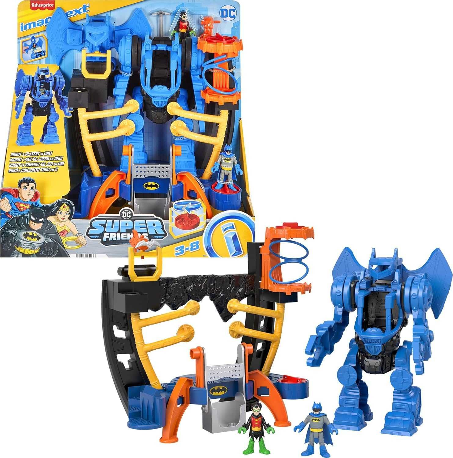 Fisher-Price Imaginext DC Super Friends Batman, Robo Command Center