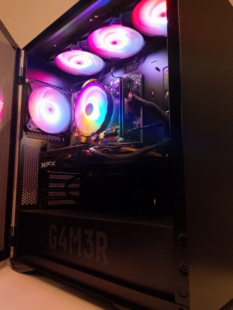 Komputer Ryzen 5 4600G 16gb DDR4 SSD+HDD RX580 8gb GAMER