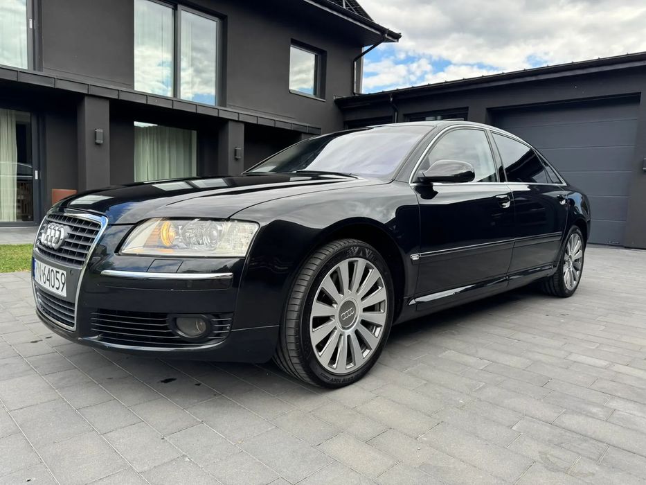 Audi A8 A8 L 4.2MPI 334KM BT Xenon Bose Elektryka Przód Tył Rolety