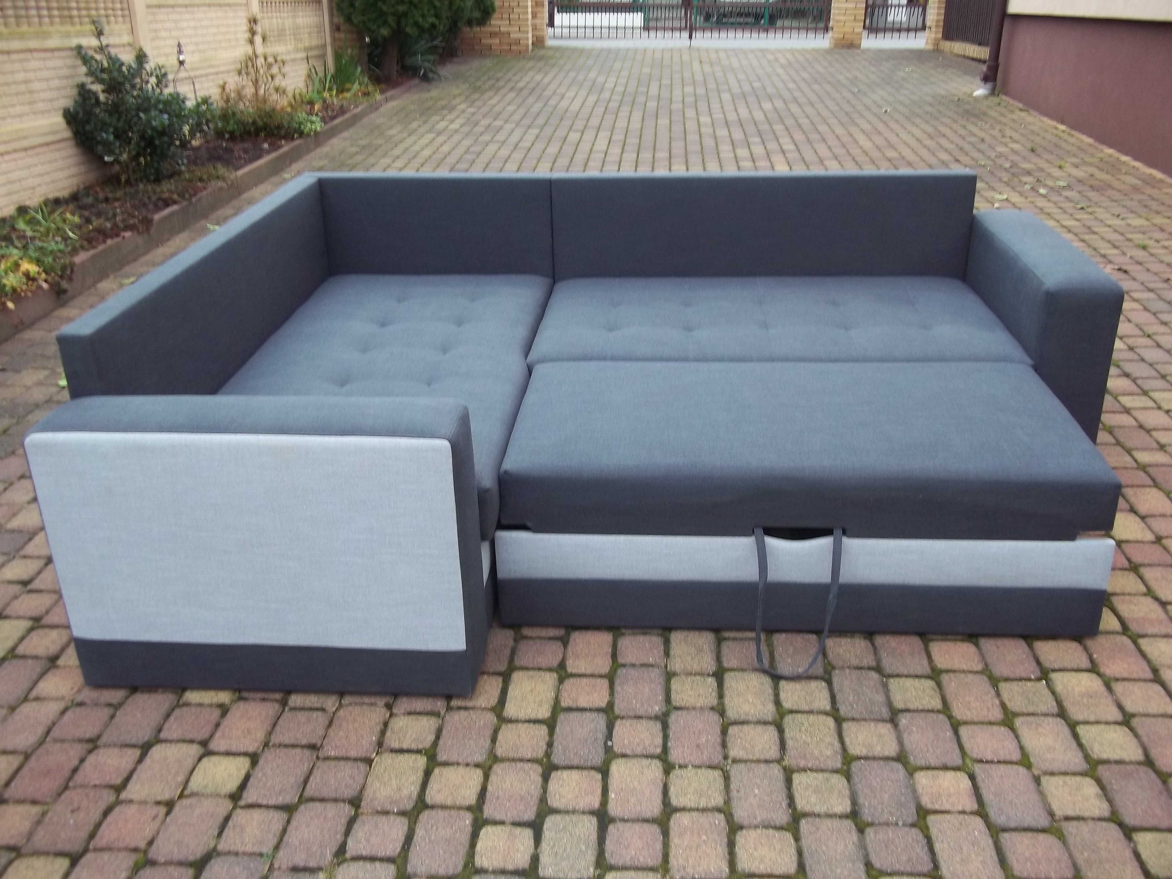 Narożnik-sprężyny/pojemnik/150cm szeroka pow. spania/producent
