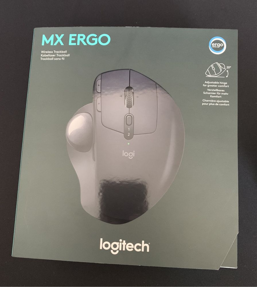 Rato óptico Logitech MX Ergo wireless trackball