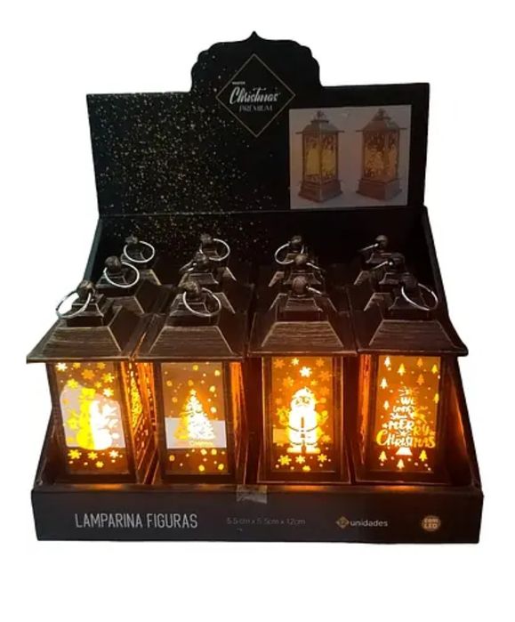 Новорічний лед ліхтарик з батарейками