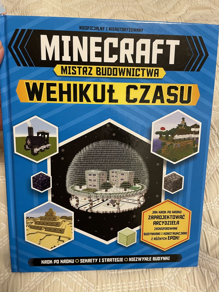 Książka „Minecraft, Mistrz Budownictwa, Wehikuł czasu”