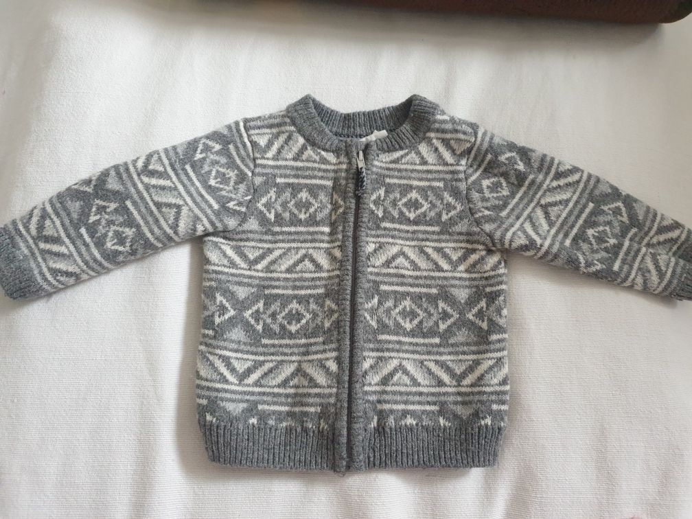 Cieply sweter H&M  z welna 74cm