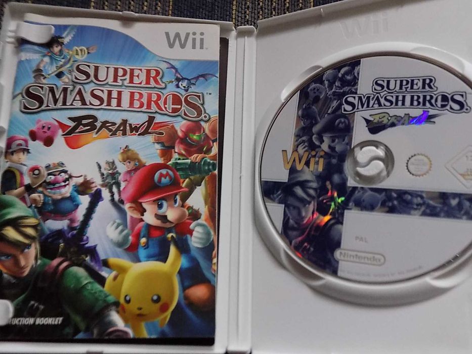 Super Smash Bros. Brawl na Nintendo Wii - komplet 3xA w bdb stanie! =)
