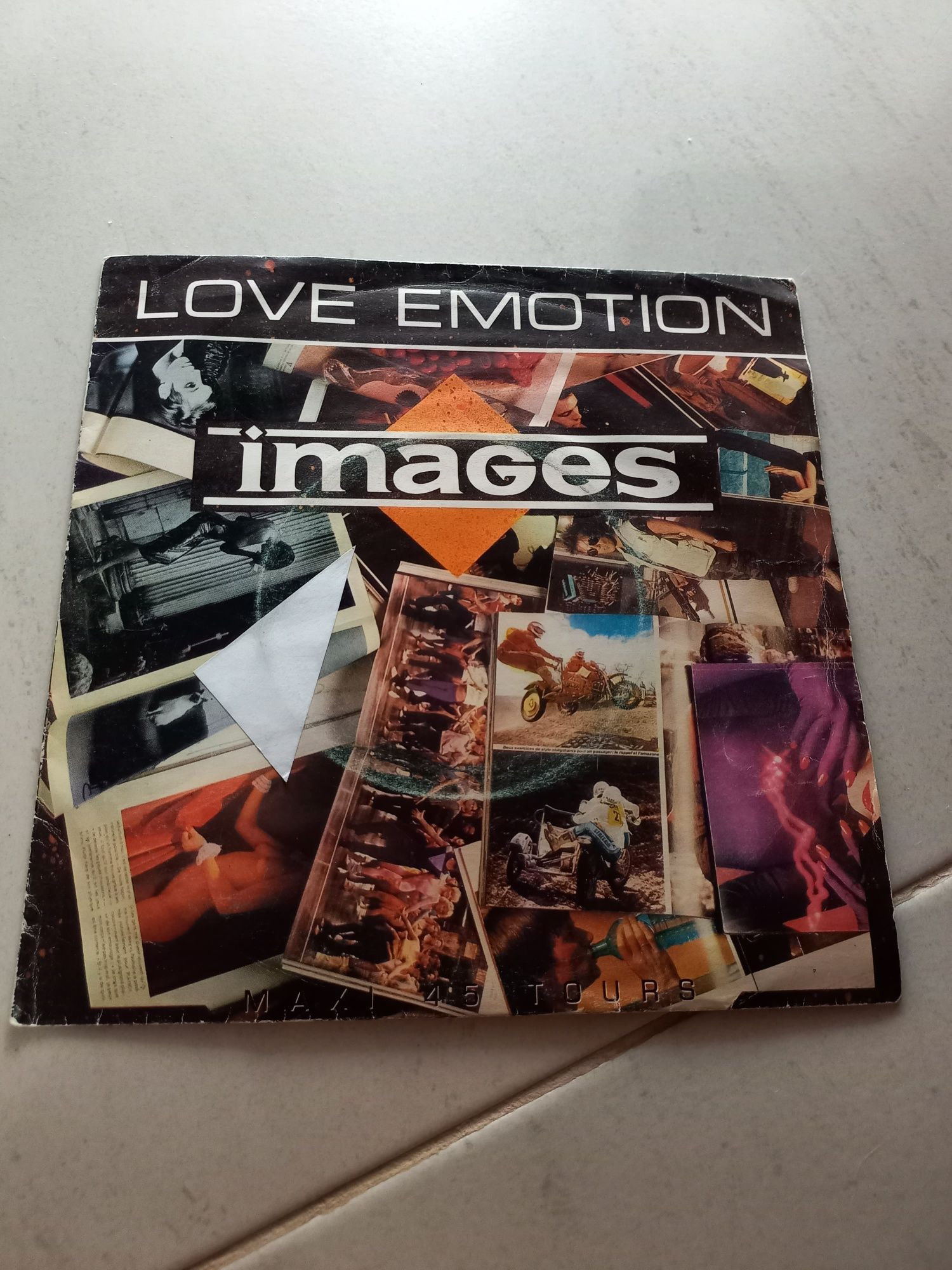 Disco single de vinil love Emotion images