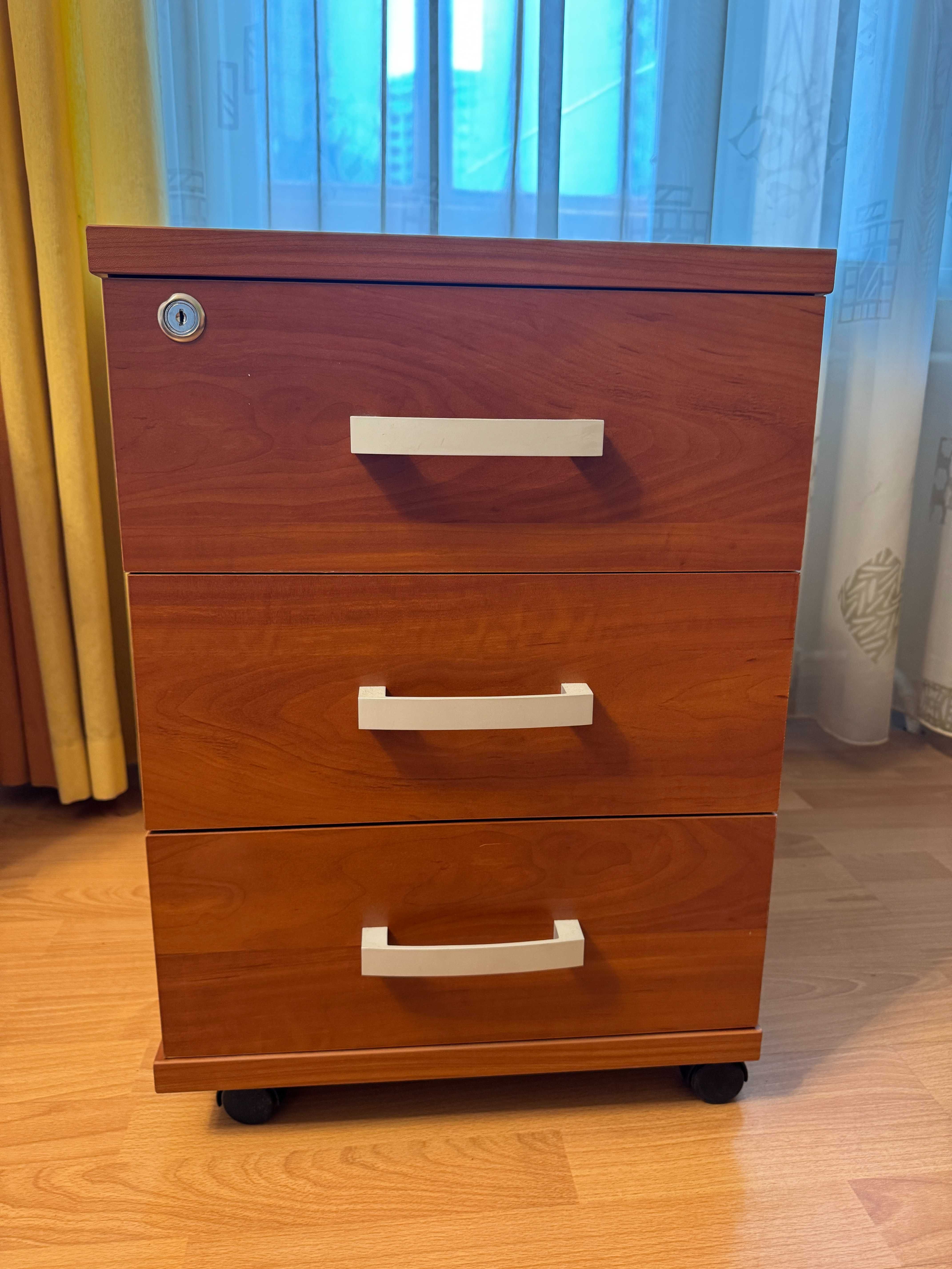 Тумба мобільна з 3 шухлядками для офісу або дому (430х500х600м)