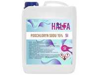 Podchloryn Sodu 5L 15% jacuzzi Chlor Basen jacuzzi Dezynfekcja