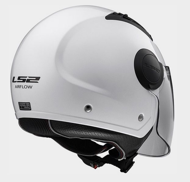 Kask otwarty Jet LS2 OF562 AIRFLOW WHITE rozmiar XS S M L XL 2XL