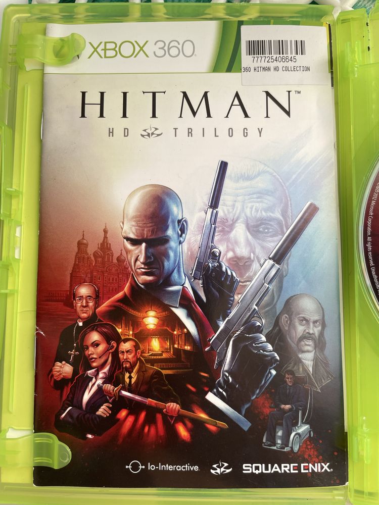 Гра на диск xbox 360 Hitman Trilogy