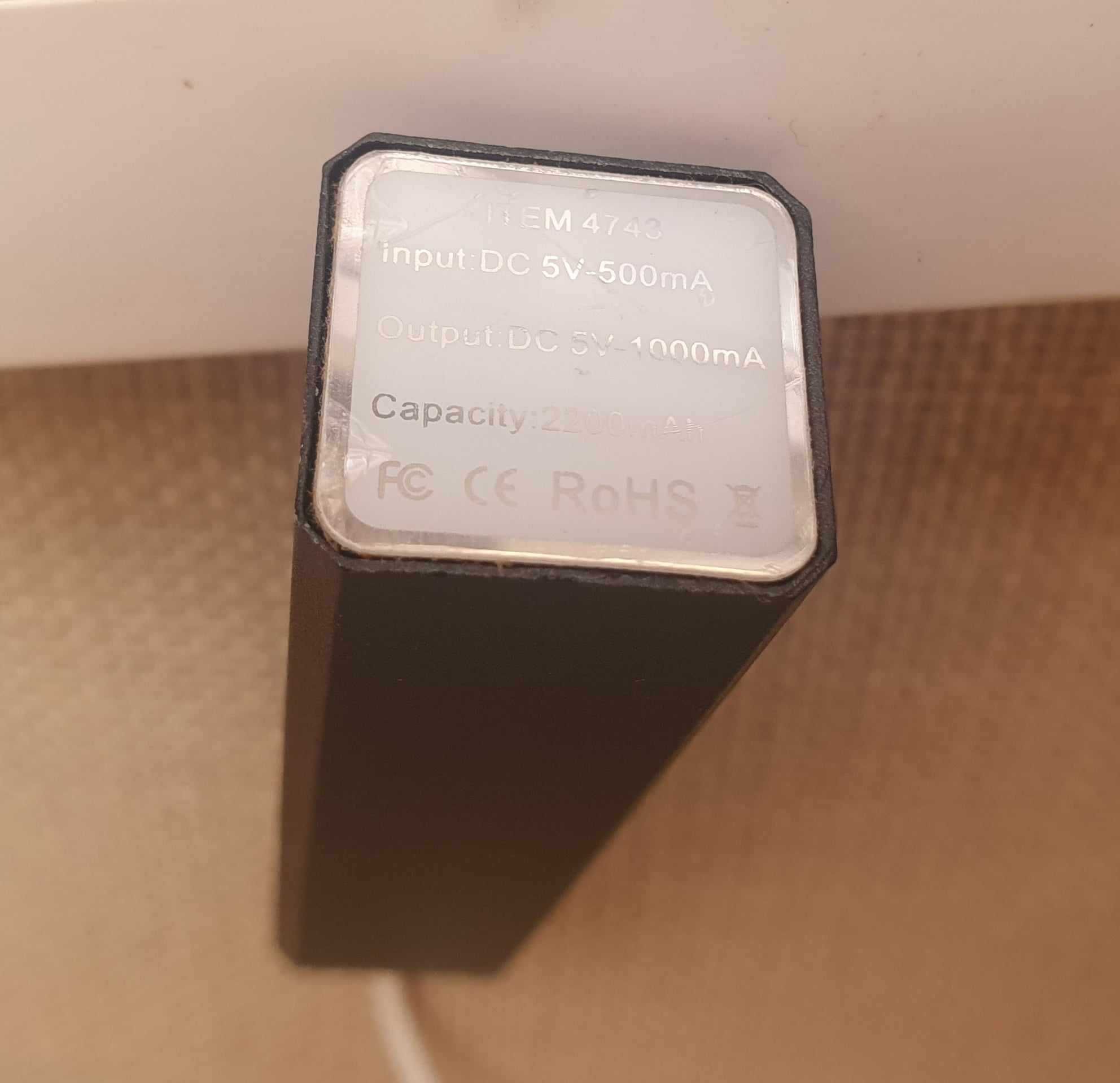 Bateria portátil / Power  bank Thazer  5 v