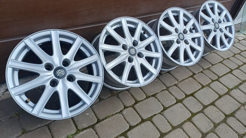 15" Alufelgi 4x108 citroen c2 c4 c3 c5 berlingo ds3 ds4 mokka corsa zx