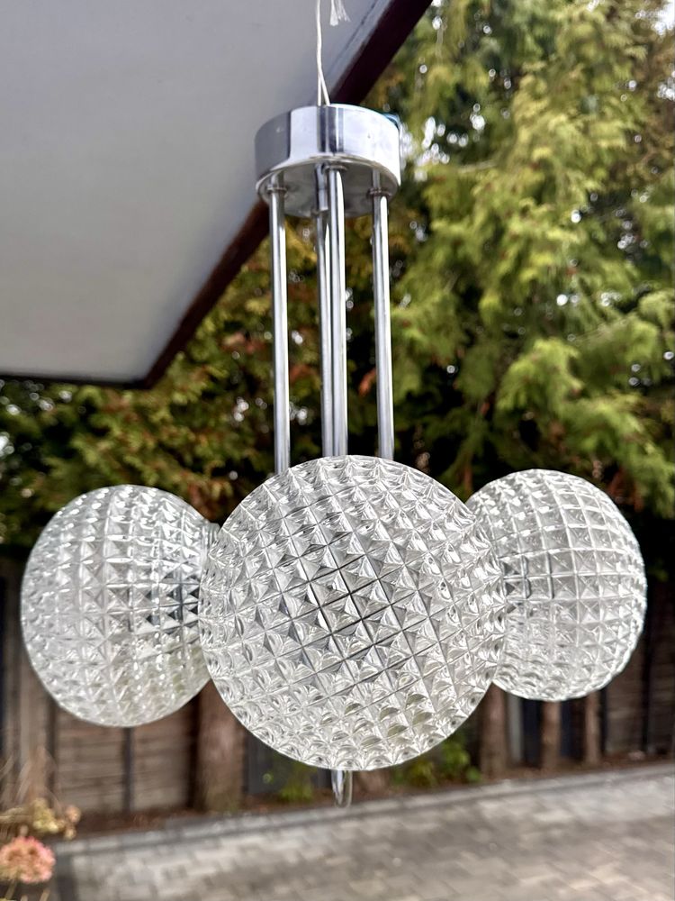 Lampa wiszaca. Czechoslowacja.Vintage