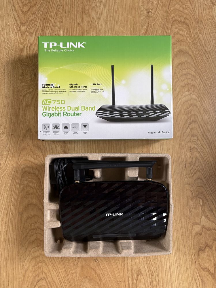 Router TP-Link Archer C2 AC750 Dual Band Gigabit / stan jak nowy