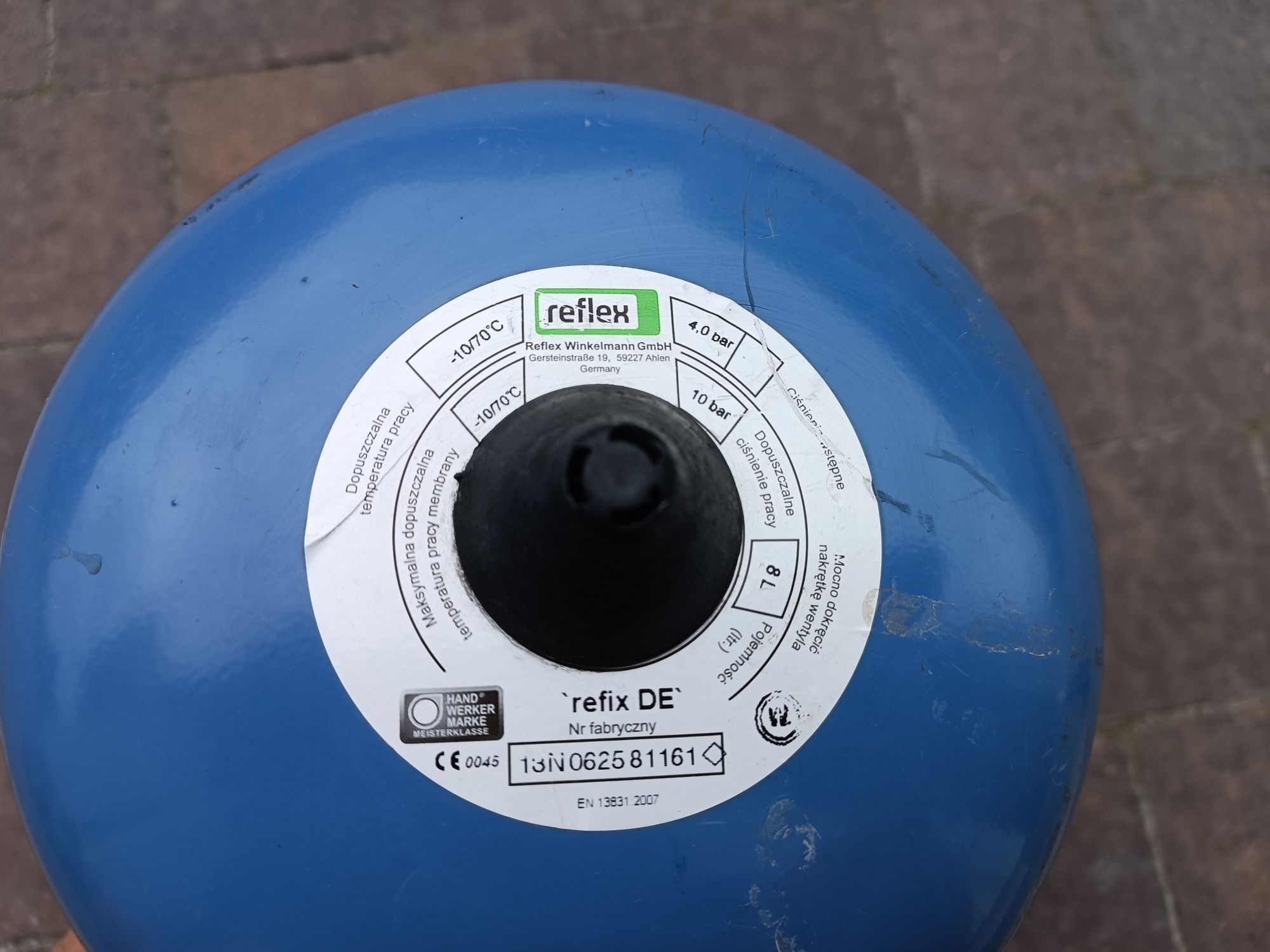 Zbiornik buforowy Reflex refix DE 8l