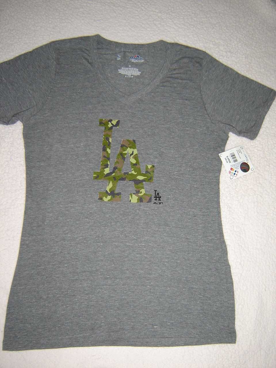 T-shirt damski LA, firmy Majestic XL-nowy z metką!