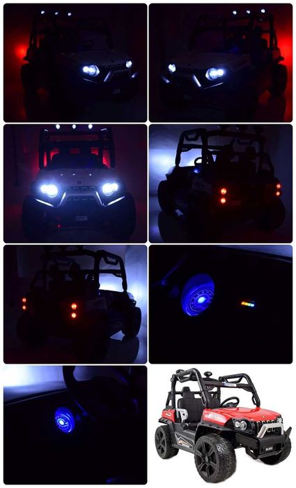 BAWIBUS.PL Auto samochód na akumulator autko BUGGY GEPARD 4x4 2osobowy