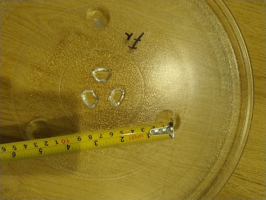 Talerz do kuchenki mikrofalowej IKEA nowy 31.5 cm