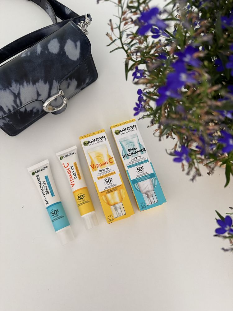 Garnier zestaw do pielęgnacji twarzy, 2x fluid, wit.C