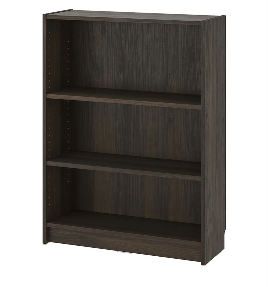 BILLY Regał, ciemnobrązowy imit. dębu, 80x28x106 cm IKEA na książki