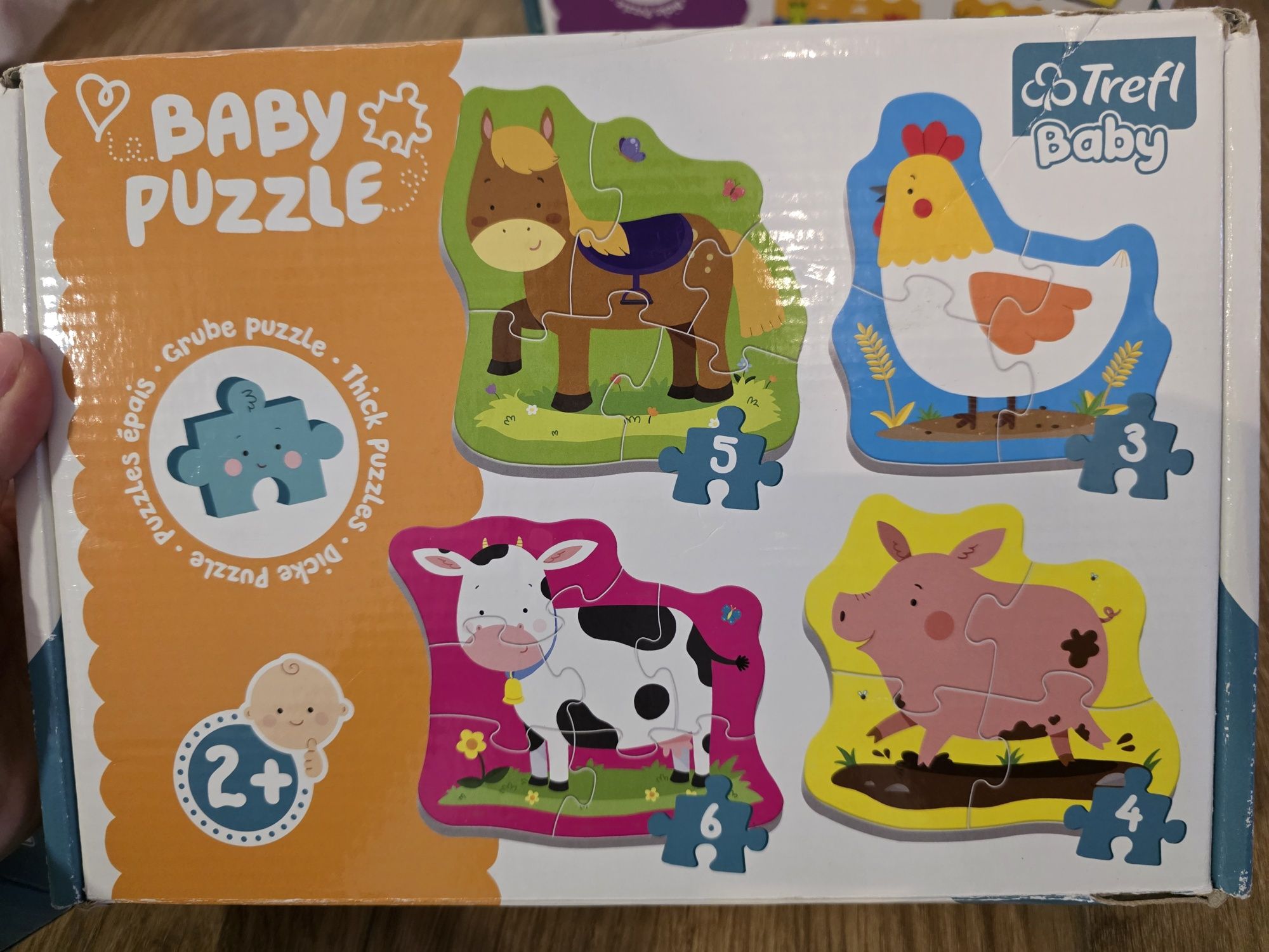 Puzzle dla dzieci 1+ i 2x 2+