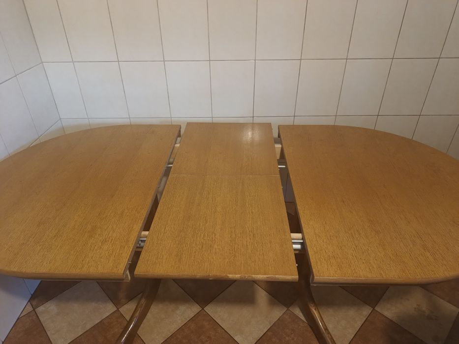 Stół dębowy, rozkładany