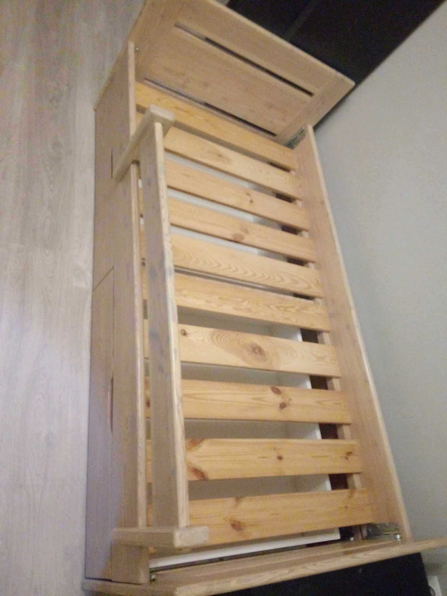 Łóżko dziecięce 160 x 80 z materacem drewniane