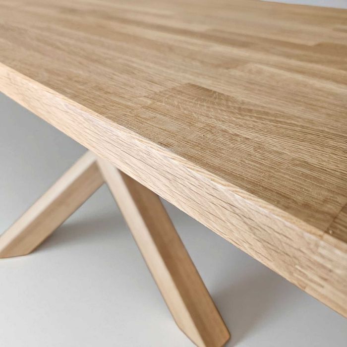 Stół dębowy w stylu skandynawskim 136 x 90 cm  DOSTAWA GRATIS!