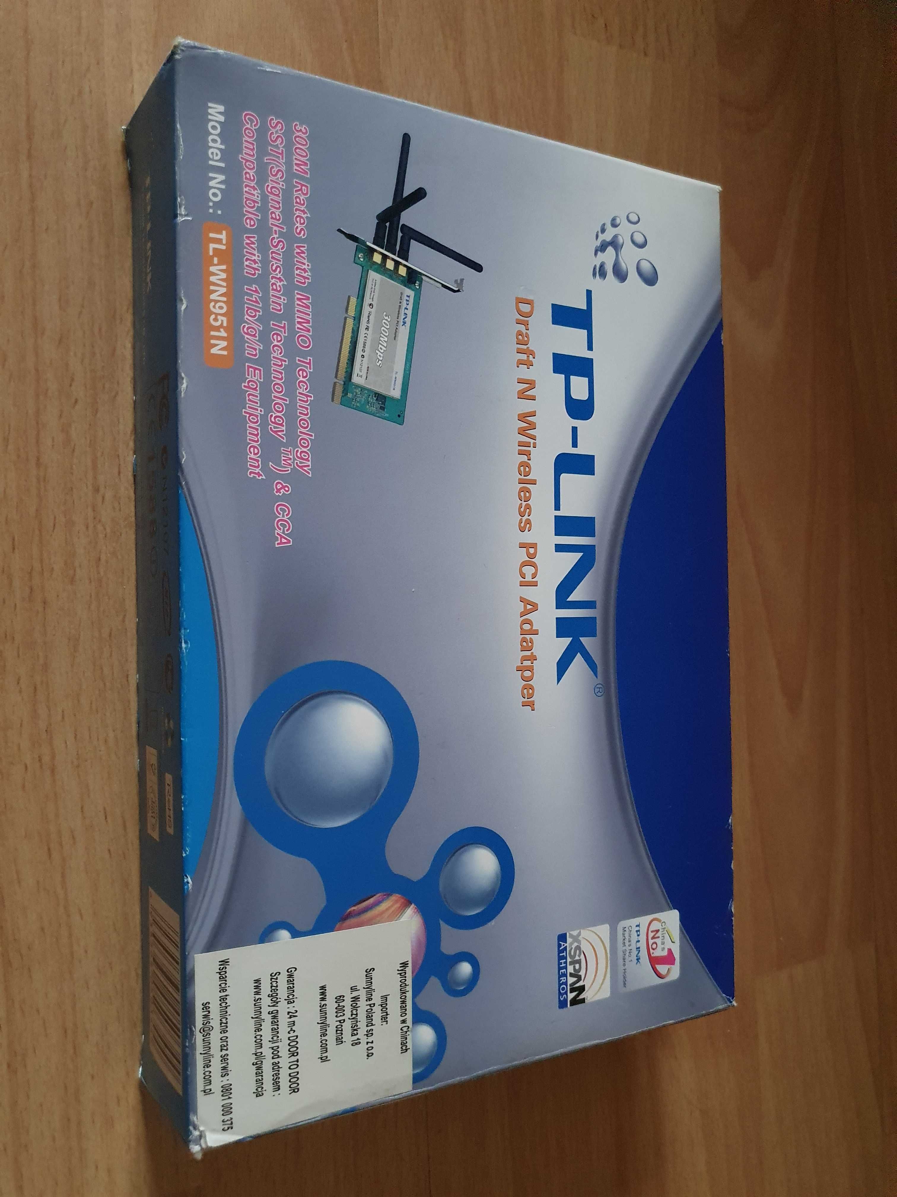 Karta WiFi PCI TP-Link TL-WN951N wewnętrzna