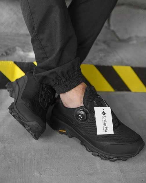 Чоловічі зимові кросівки на автозав'язці Gore-Tex  чорні
