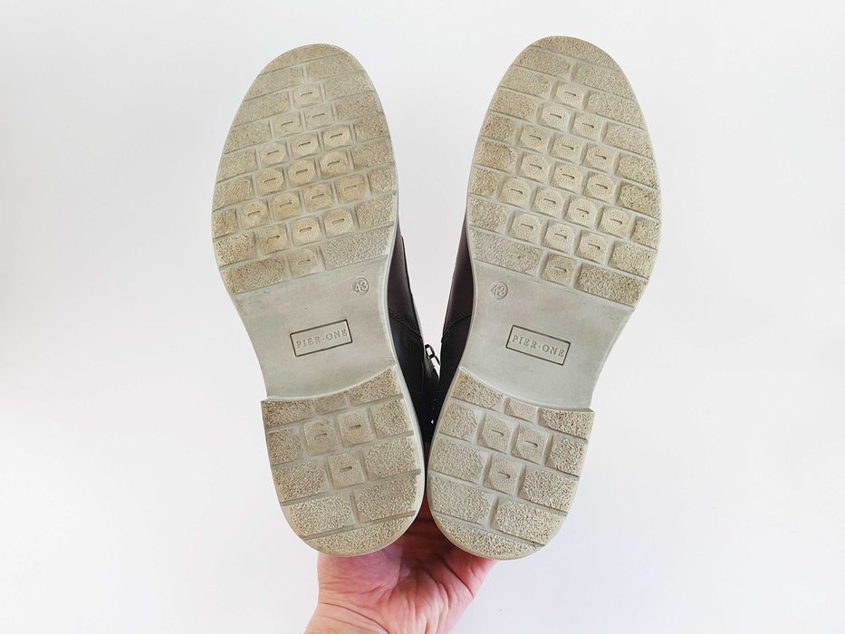 Чоловічі черевики PIER ONE 43 28-28.5 см 9.5 UK коричневі