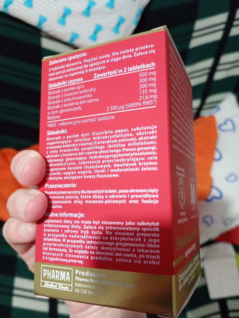 2 w cenie 1 Feminiurin Max 45szt- Suplement dla Kobiet -2szt nowe